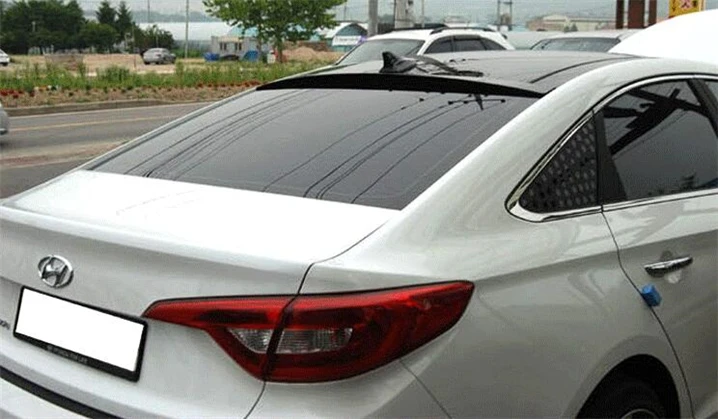 For HYUNDAI Sonata Roof Spoiler 2015-2017 spoiler High Quality ABS Material Car Rear Wing Primer Color | Автомобили и мотоциклы