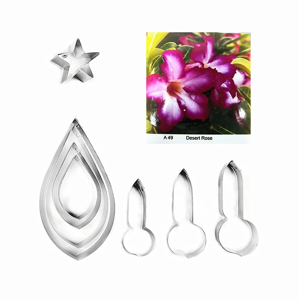 Desert помадка в Форме Розы sugar ножи для цветов украшения выпечки тортов полимерная