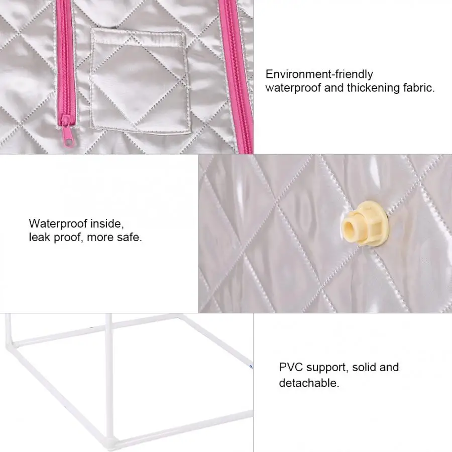 Портативная светодиодная маска для лица 2л пар сауны спа дома палатки горшочки