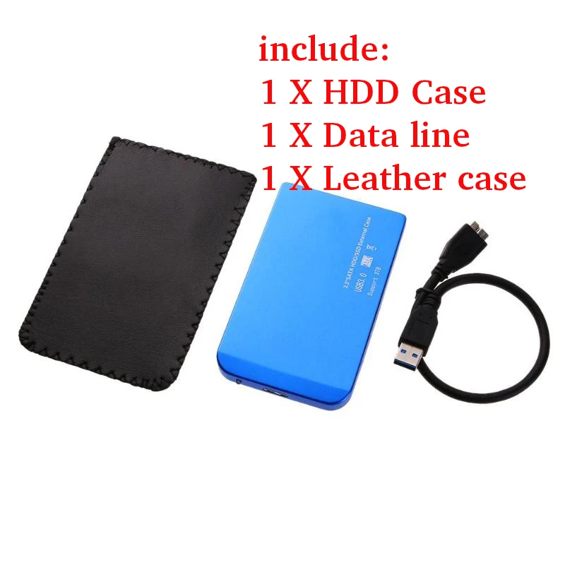 VKTECH алюминиевый сплав 2," USB 3,0 на SATA внешний жесткий диск Корпус HDD чехол 5 Гбит/с HDD корпус высокоскоростной SSD коробка