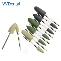 12pcsset dental resin base acrylic polishing burs kit drill polisher rotary dentista tool dental lab instrument