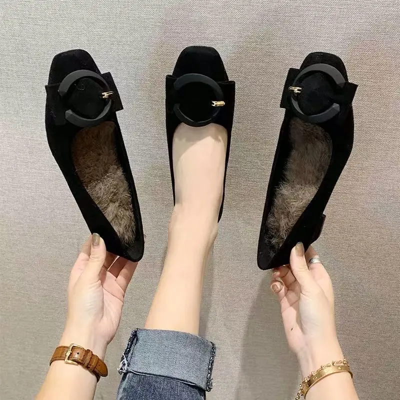 Китайская Брендовая женская обувь Новая Осенняя Тонкие туфли с закрытым носком