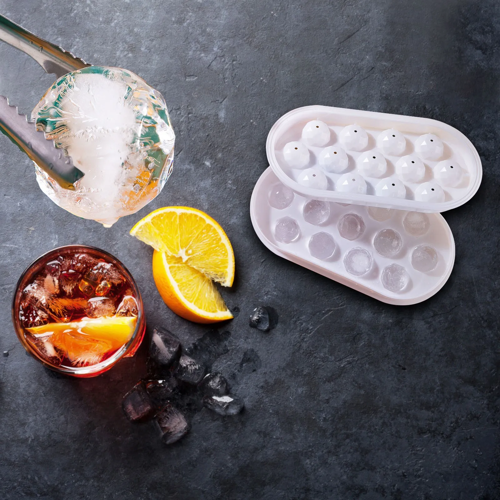 13 ячеек лоток для льда силиконовый форма в виде игральных костей с крышкой сделай