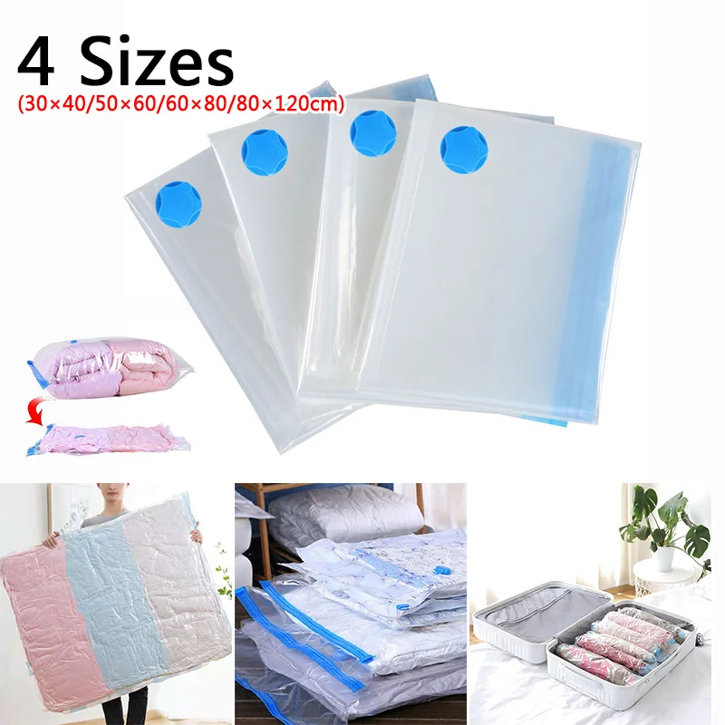 

PA + PE Vacuum Storage Bags Space Saver Compression For Travel Triple Seal