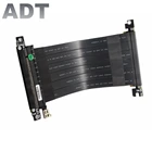 Удлинительный кабель для видеокарты PCI-E x16 3,0 полная скорость стабильная Совместимость с шасси ITX A4 двойной реверс