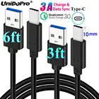 Кабель быстрой зарядки USB Type-C, 10 мм, с удлиненным наконечником, для телефонов Google Pixel 4 4XL 3 3A 2 XL