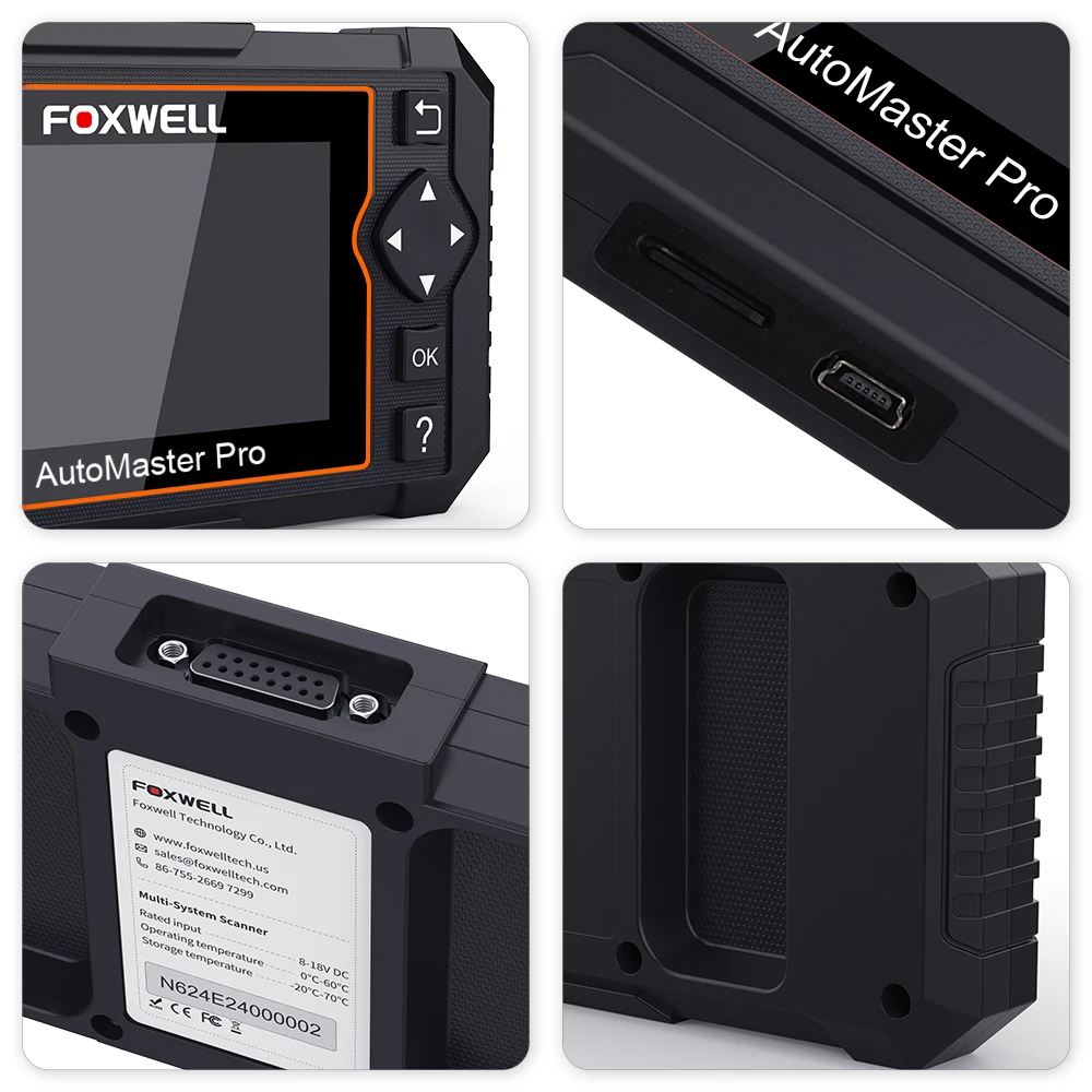 Автомобильный сканер Foxwell NT624 Elite OBD2 система для диагностики и сброса масла |