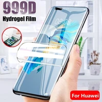 full cover hydrogel film screen protector for huawei p40 pro plus p20 p30 p40 lite p20 p30 pro screen protector soft film