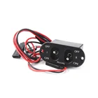 Двойной переключатель мощного тока Rccskj RC, для самолета, автомобиля, для зарядки FUTABAразъем JR