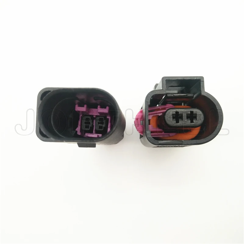 1-20 комплектов Комплект 1,5mm 2 контактный Мужской Женский Разъем для датчика Автомобильный катушка зажигания Разъем для Audi VW EOS Гольф 1J0973802 1J0973702