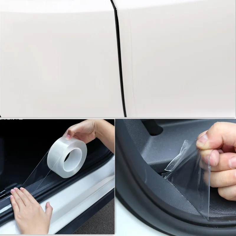 

Universal Car Door Transparent Protector Stickers Tape For Volvo C30 C70 S40 S60 S70 S80 S90 V40 V50 V60 V70 V90 XC40 XC60 XC70