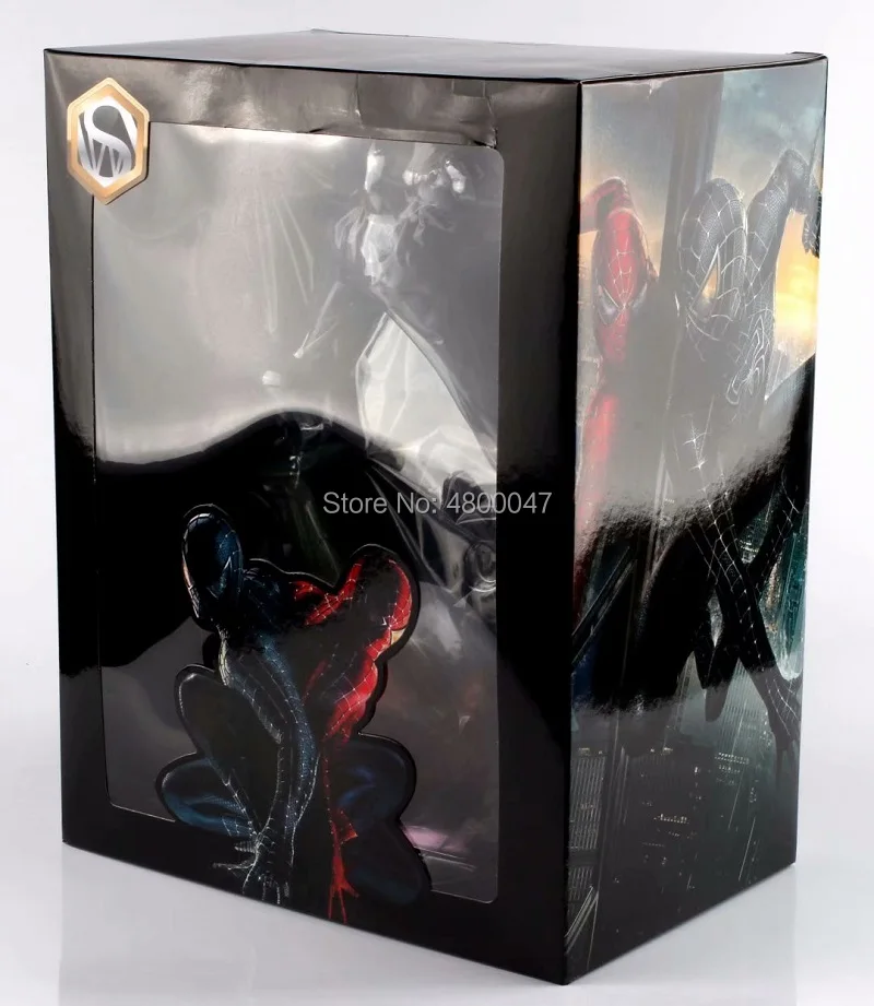 no light in box Marvel Comics Thanos ARTFX Человек-паук герой серии Marvel Мстители 3 Бесконечная война фигурка игрушка ПВХ модель игрушки для детей Подарки - Цвет: no light in box