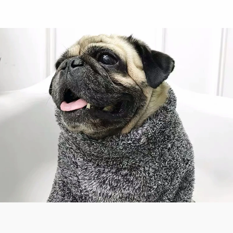 Флисовый свитер с французским бульдогом модное зимнее теплое пальто куртка для