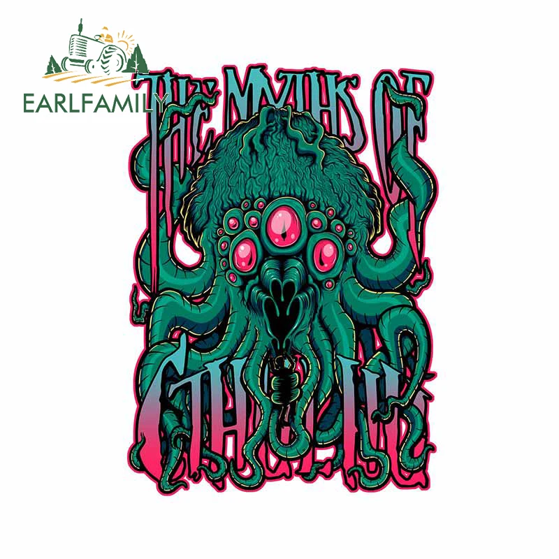 EARLFAMILY 13 см x 11 3 для мифов Cthulhu автомобильные наклейки аниме сноуборд мотошлем
