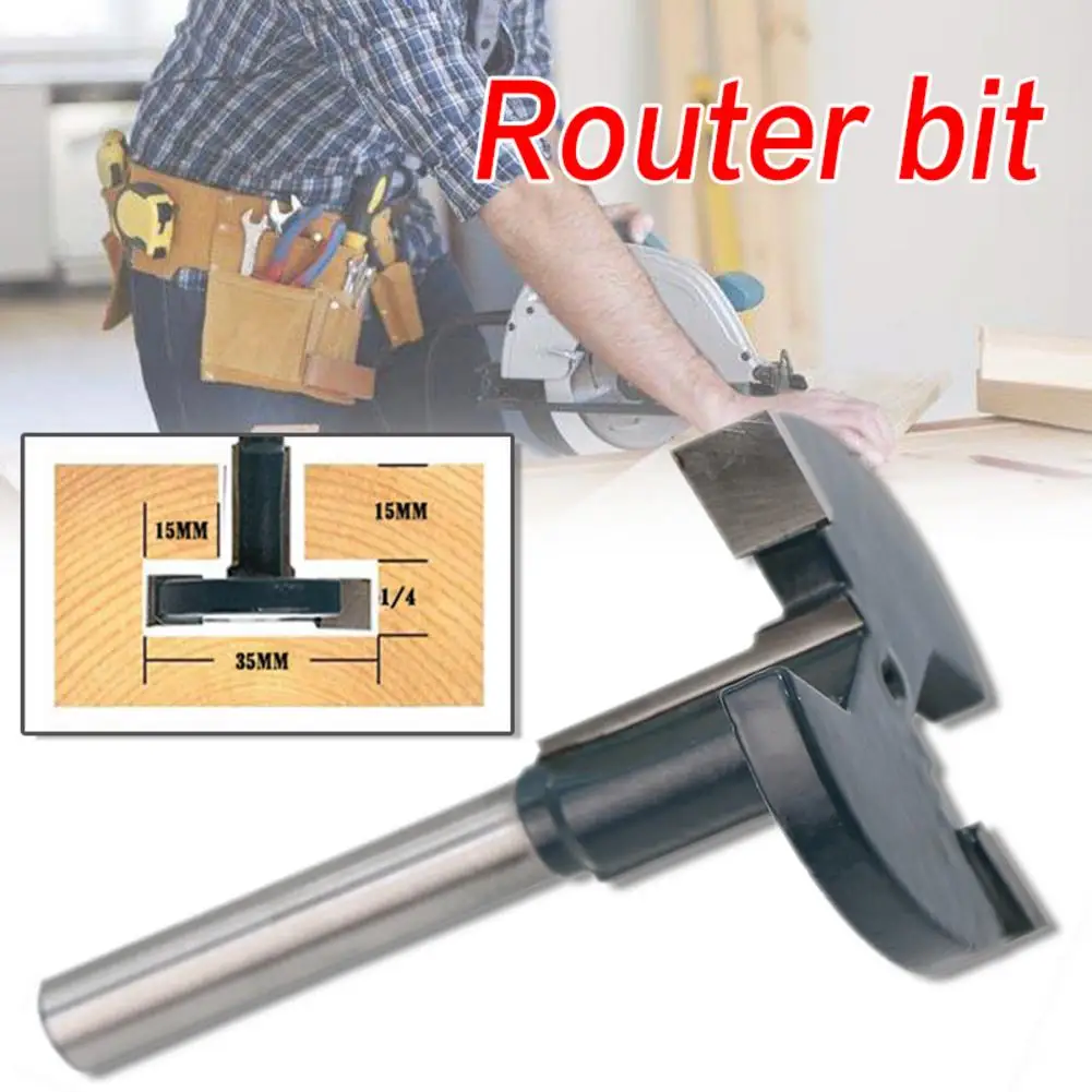 T Slot фрезерование 1/4 дюйма хвостовик фреза с лезвием режущие головки Ручка слот