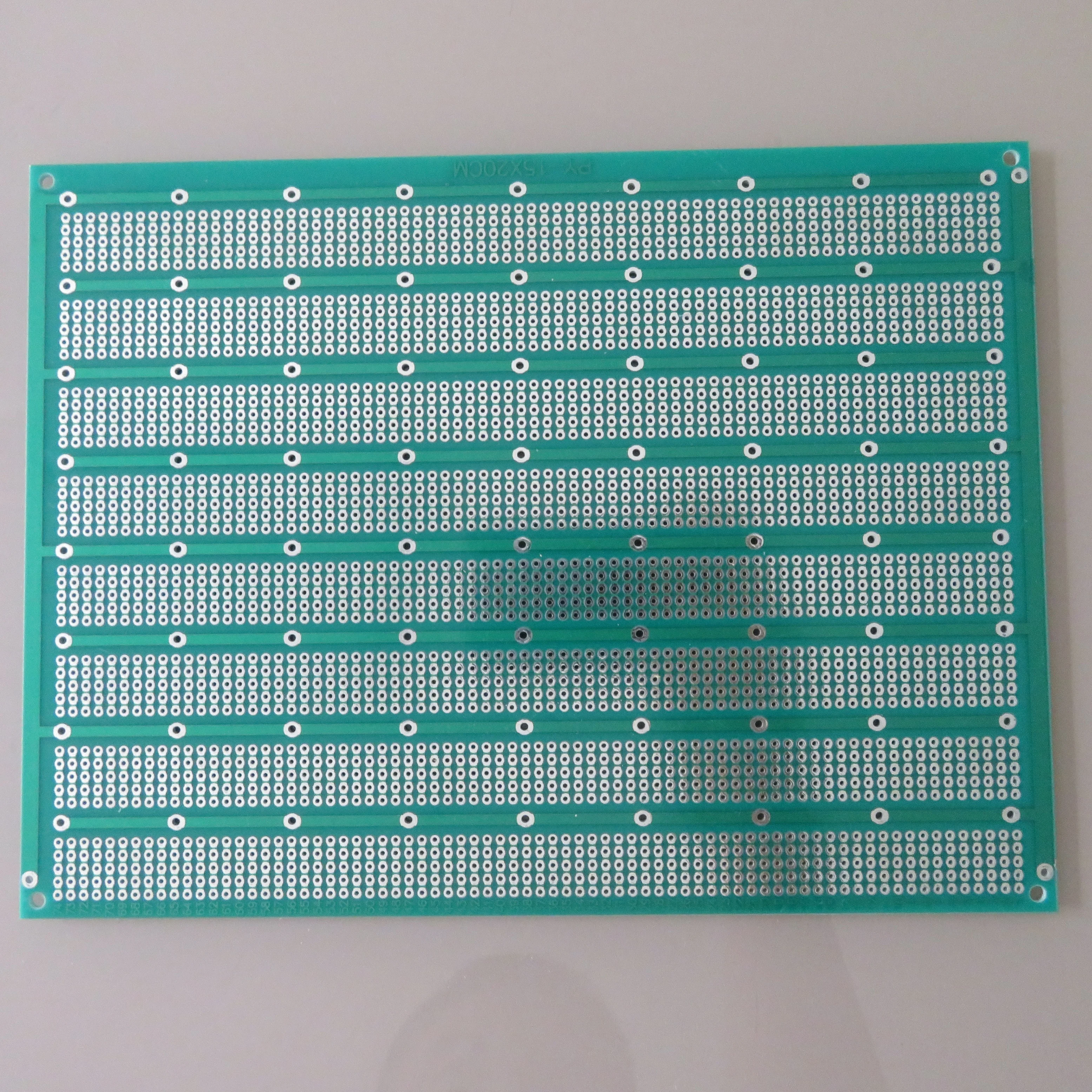 2 шт. 15x20 см FR4 стекловолокна схема 5er stripboard veroboard pcb одной стороне Platine макет