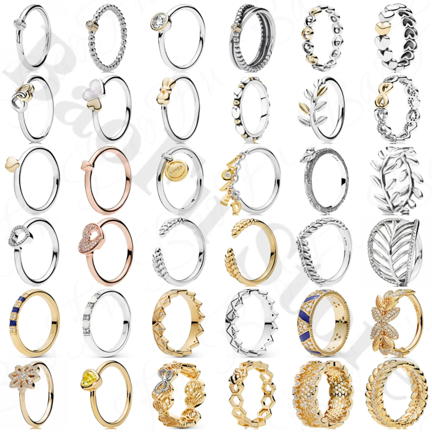 

Genuine 925 Sterling Silver Ring Magic Floating Box Love Crown Vortex Ring Suitable For Original Charm Female Fashion Jewelry