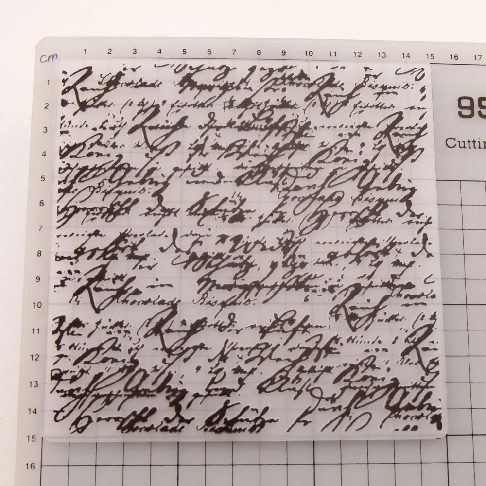 KLJUYP текстовая пластиковая фотография для рукоделия скрапбукинга