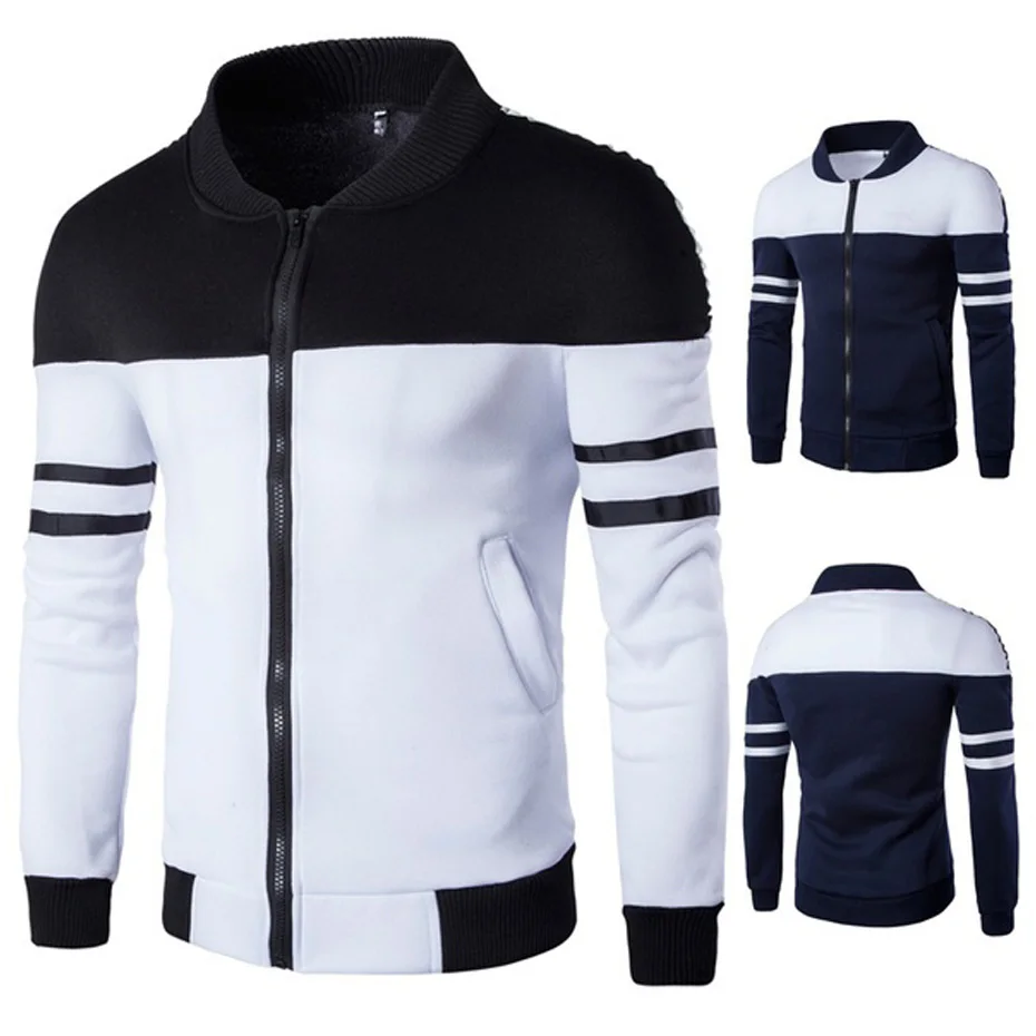 

Zogaa размера плюс куртки для мужчин 2020 повседневные флисовые контраст Цвет ветровка МНП куртки и пальто Модная одежда на молнии; Детская курт...