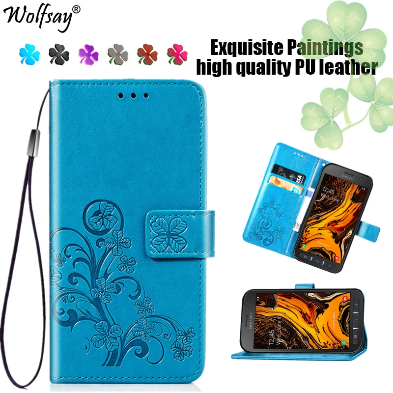 Для Samsung Galaxy XCover 4 Чехол 4S G398F G390F роскошный Флип Магнитный кожаный кошелек для