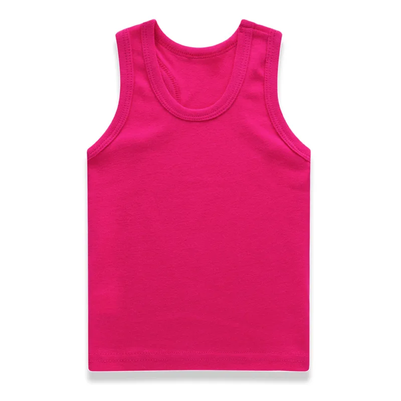 Майка для маленьких мальчиков и девочек хлопковая майка без рукавов нижнее белье