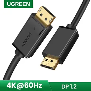 Ugreen displayport cable 4k 60hz display port cable 1. 2 for hdtv projector pc 144hz displayport to displayport cable 1. 2 1 cable Item image