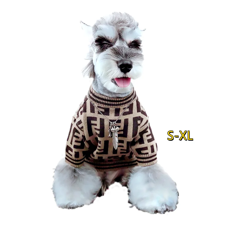 

Dog Clothes Pet Puppy Sweater Chandail Chien French Bulldog Chihuahua Schnauzer Corgi Winter Coat Clothes for Medium Small Dogs
