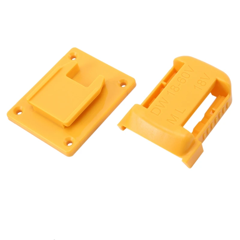 

5 Pack Battery Mounts Holder for Dewalt 18/20V for Milwaukee 18V M18