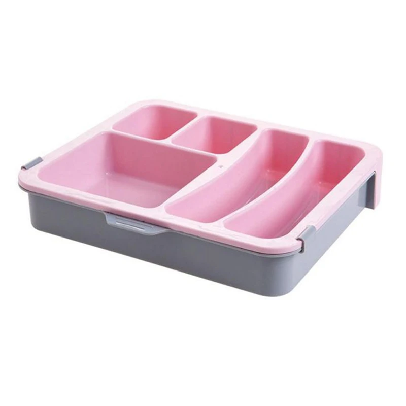 Телескопический выдвижной шарикоподшипник Органайзер коробка для хранения