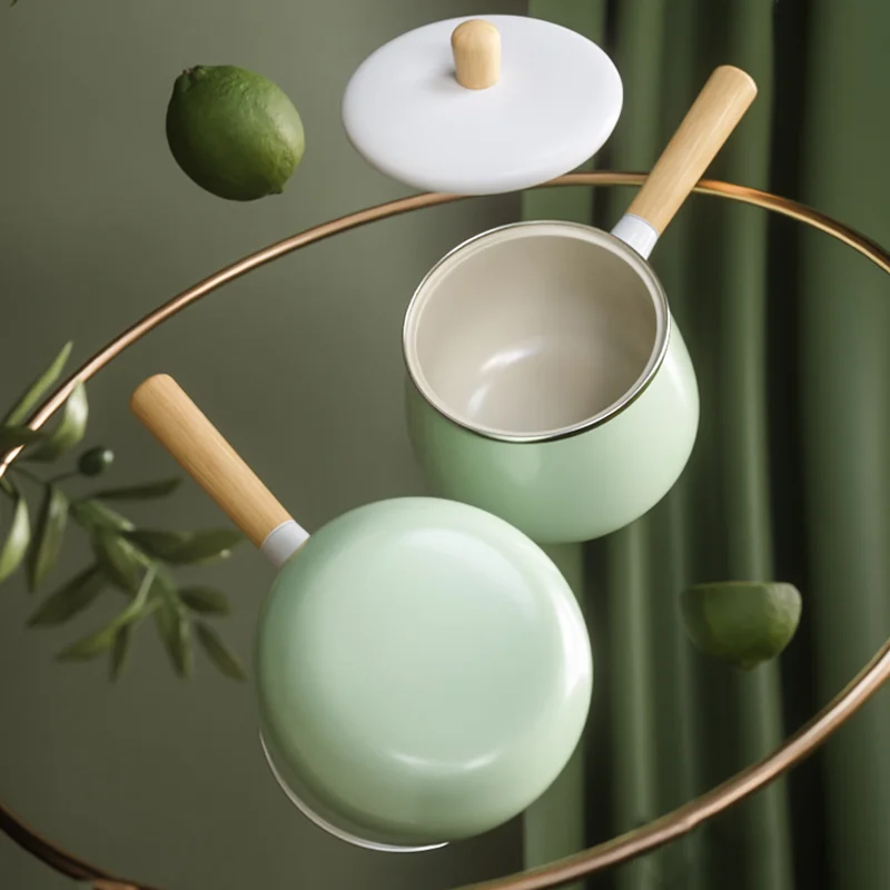 Стеклянный кастрюль для приготовления молока мгновенный горшок лапши суп