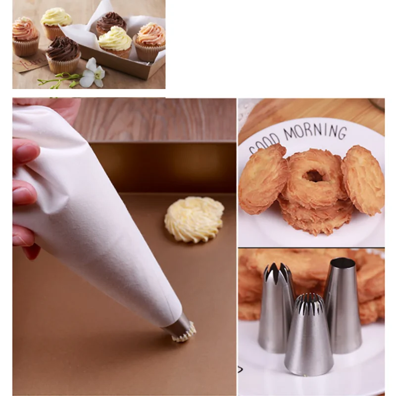 Силиконовые кухонные принадлежности формовочный мешок для печенья и крема с