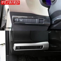 head lights lamp switch button decoration cover trim abs stainless steel fit for toyota corolla 2019 2020 2021