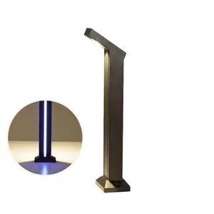 Светодиодный двухцветный садовый инженерный светильник для лужайки, наружный водонепроницаемый светильник для лужайки, садовыйквадратныйпарковыйкомьюнити садовый светильник