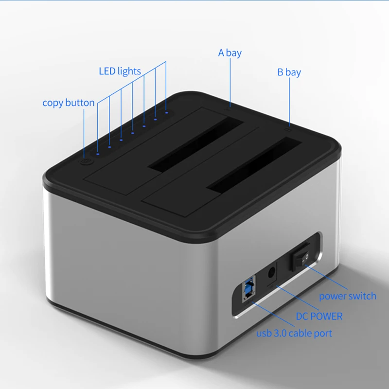 2017 Promotion Rushed Plastic Stock 2.5" 3.5" Multi Hdd 4tb Box Sata Case Hd 3.5 Usb 3.0 2.5 Inch External Serial Ata Copy |