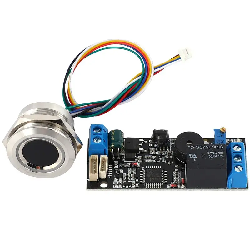 K202 DC12V низкая мощность отпечатков пальцев плата управления + R503 модуль круглый