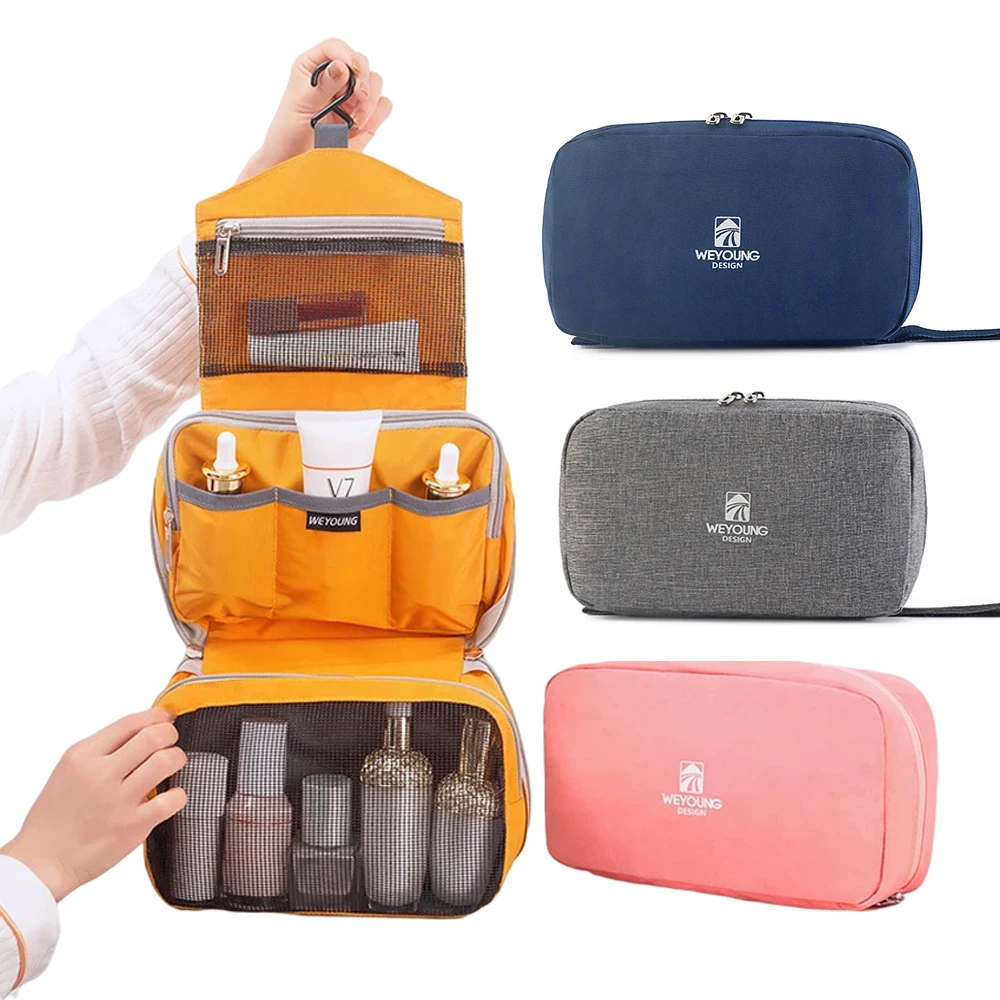 

Портативная подвесная сумка для туалетных принадлежностей, водонепроницаемая дорожная косметичка для туалетных принадлежностей для мужч...