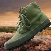 green combat tactical military boots outdoor sports shoes canvas shoes red army cosplay accessories construction special shoes
