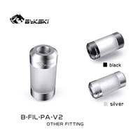 bykski b fil pa v2diy acrylic g14 male to male water filter fitting connectorpc cooling accessories