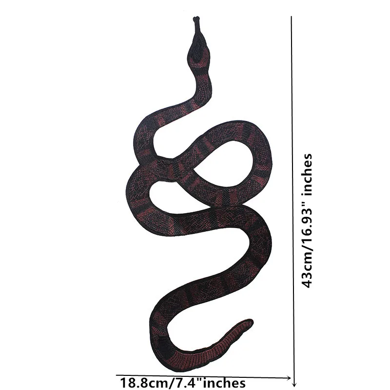 1 компл. модная крутая вышивка аппликация Цветочная змея тигр пчела нашивки для