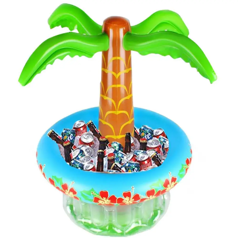 

Hot Sales!! Inflatable Coconut Tree Ice Bucket Party Beach Pool Beer Drink Container Cooler