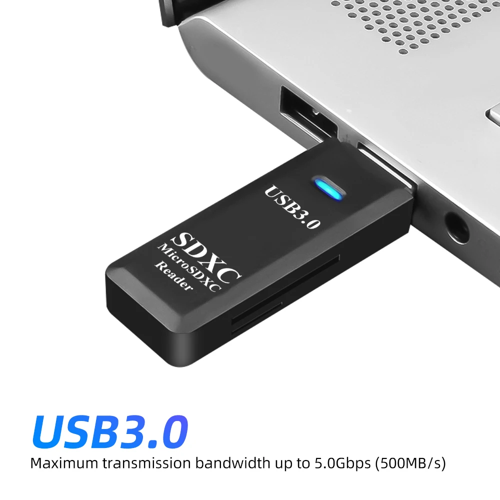 USB 3 0 кардридер FONKEN 2 в 1 Micro SD TF карта флеш накопитель высокоскоростной мульти
