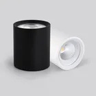 Диммируемый круглый светодиодный светильник s 7W9W12W15W 18W 20W COB светодиодный потолочный Точечный светильник AC85-265V Внутреннее освещение