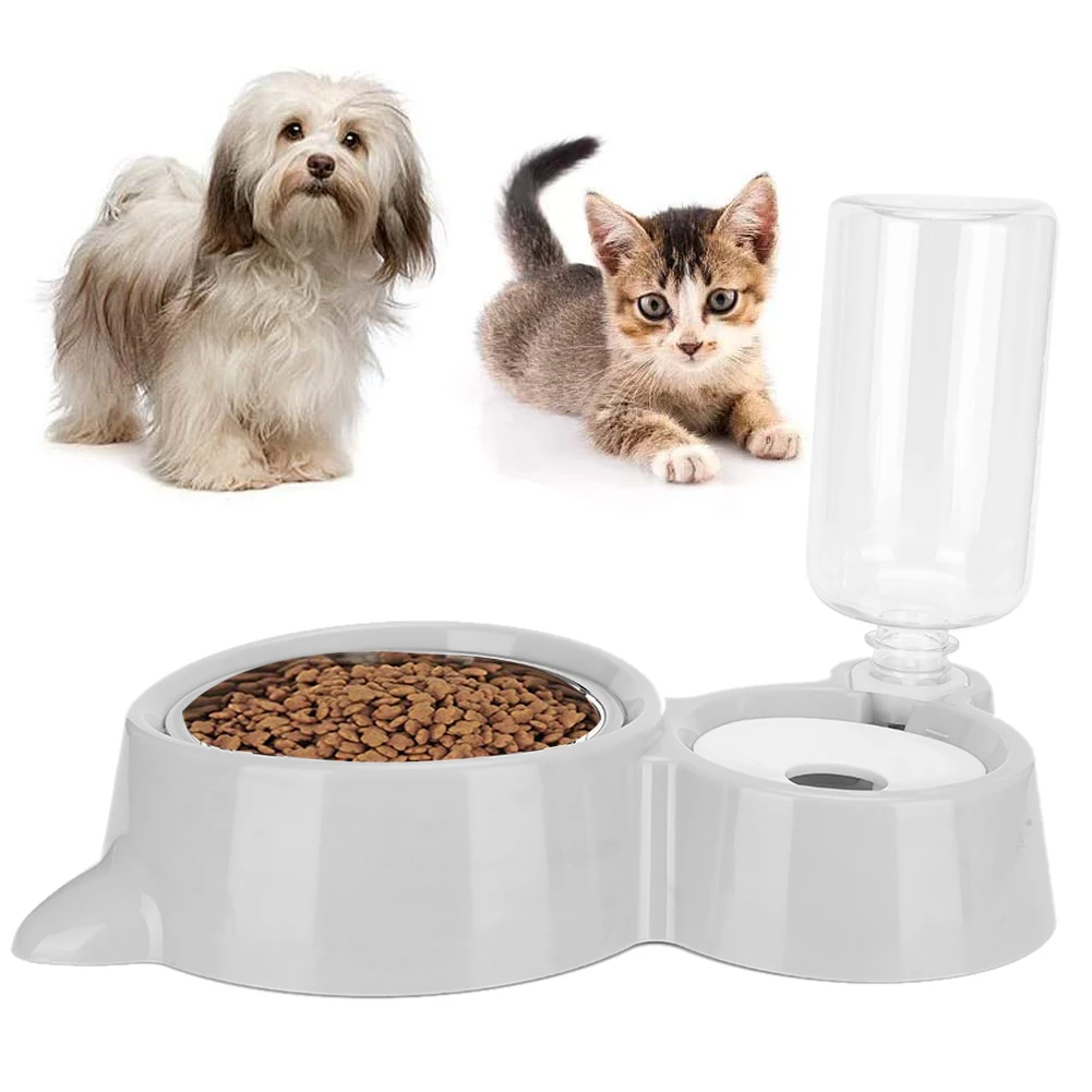

500ml Pet Drinking Feeder Large Capacity Pet Feeders Automatic Cat Water Dispenser Feeding Food Drinking Bowl For Dogs Supplies
