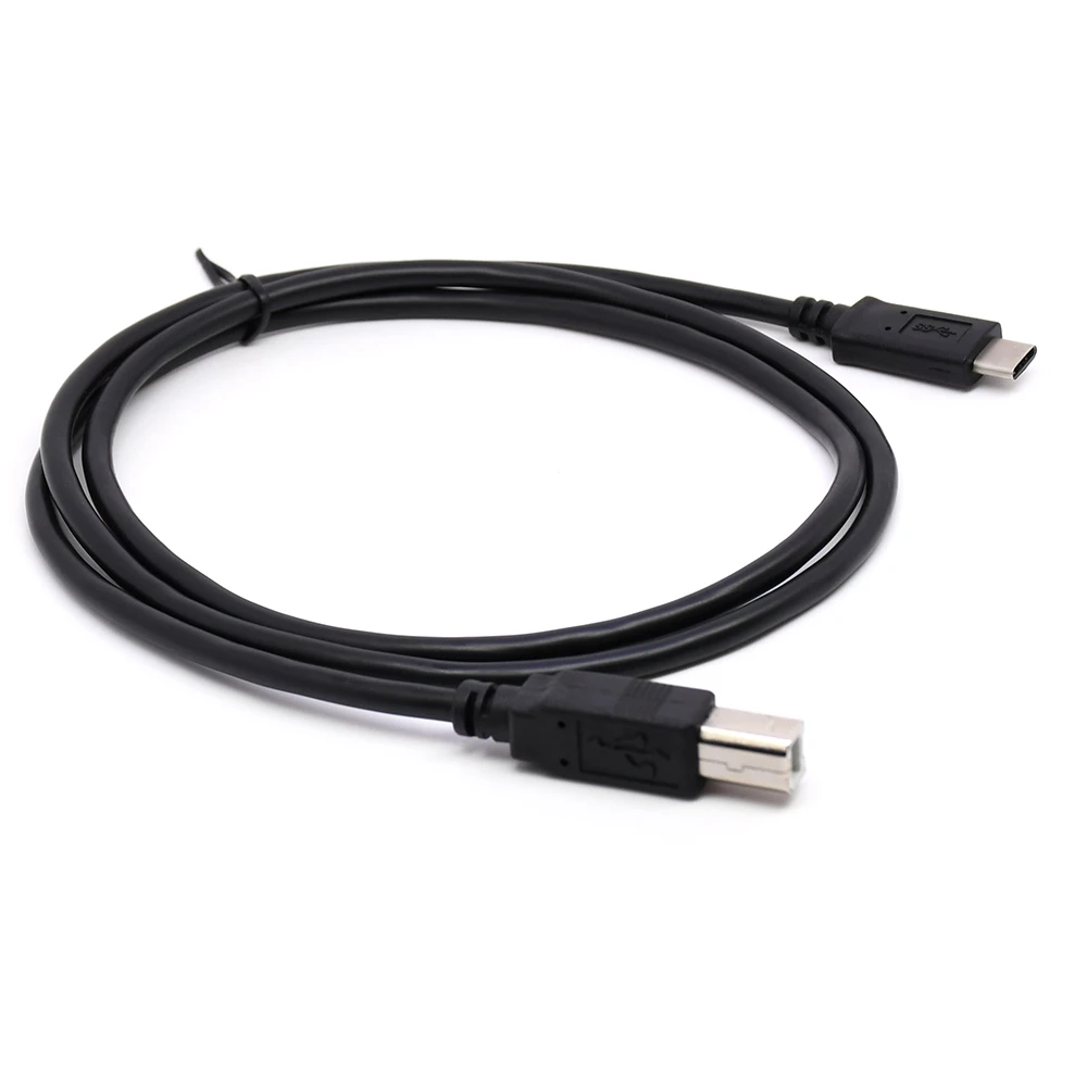 1 м USB 3 Type C папа к 2 0 B Мужской принтер кабель для передачи данных сотового телефона