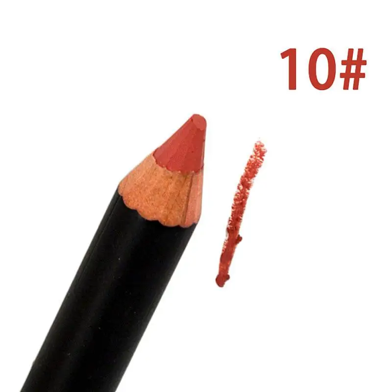 Лидер продаж вечерние цветные деревянные стойкие подводки для губ оптовая