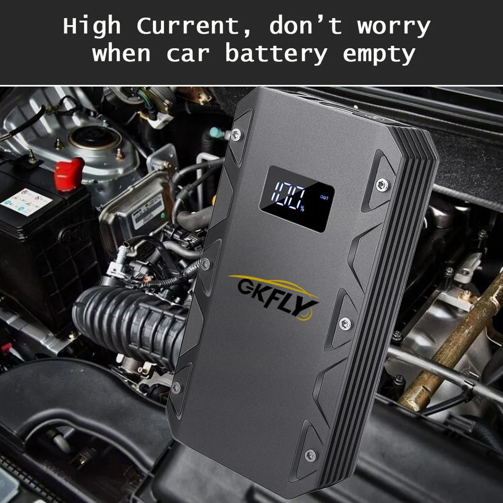 1500A Car Jump Starter 20000mAh Starting Device 12V Portable Power Bank Petrol Diesel Lithium Polymer Battery Jumpers Buster | Автомобили
