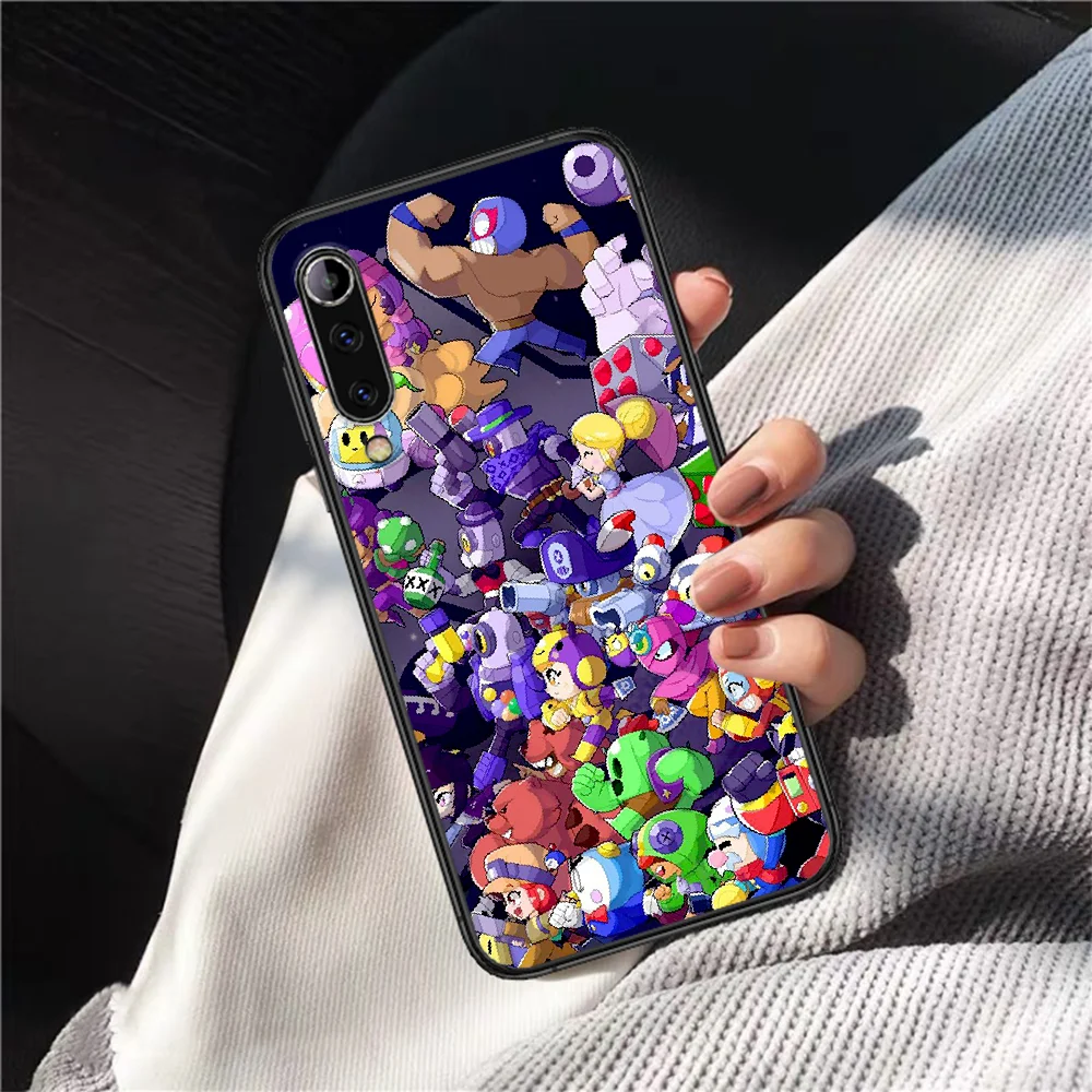 

Cartoon Stars Cute Anime Phone Case Cover Hull For Xiaomi Mi A2 A3 8 9 9T Note 10 Se Lite Pro Black Coque Luxury Bumper 3D Prime