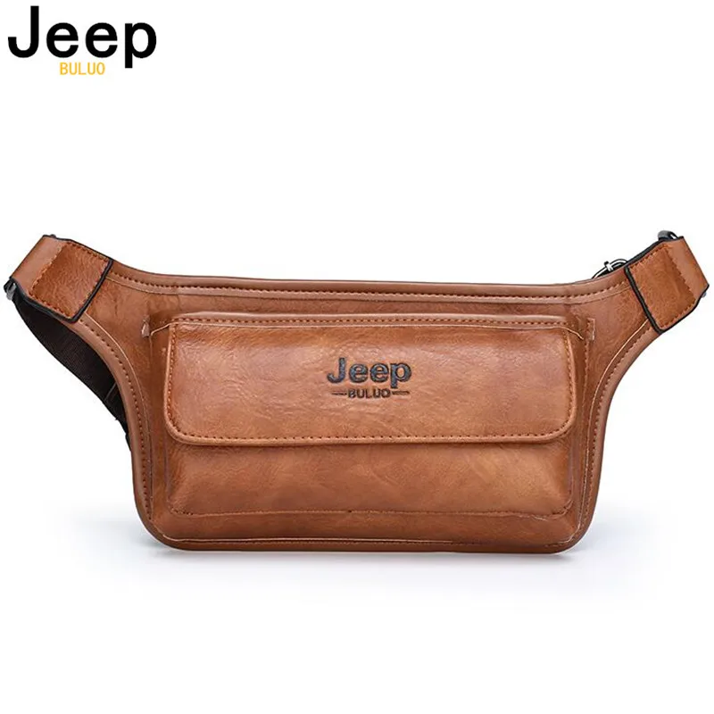 Повседневная функциональная поясная сумка JEEP BULUO для денег и телефона нагрудная