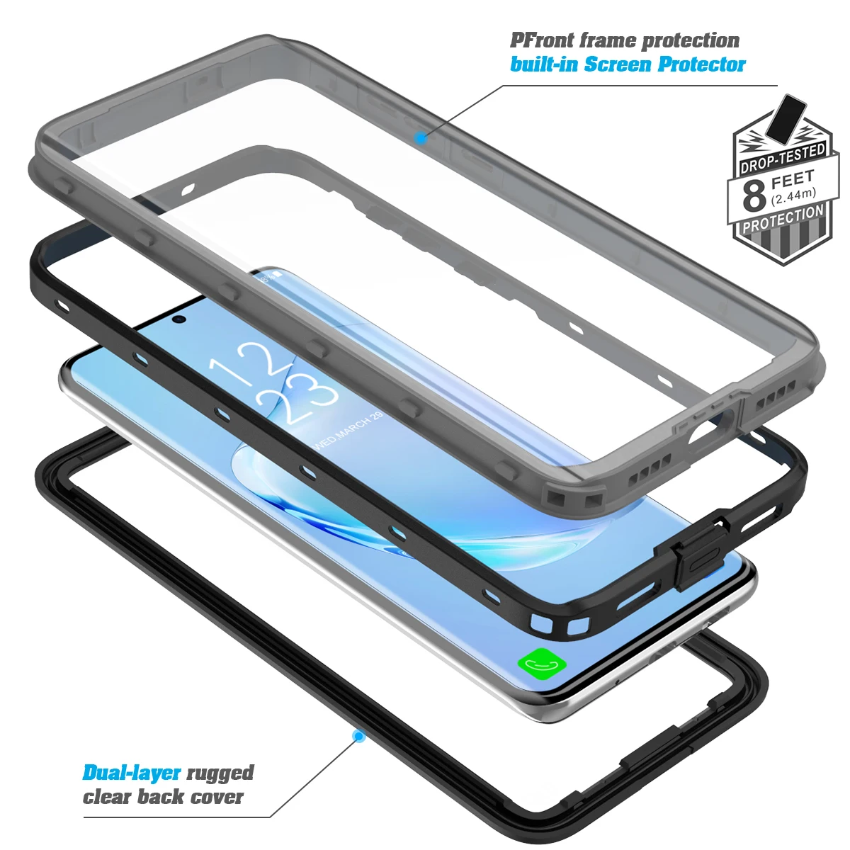 For Samsung Galaxy S20 Plus 6.7 Inch Case IP68 Waterproof 360 Degree Shockproof Armor Cover Swimming | Мобильные телефоны и