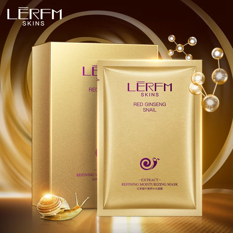 1 шт. увлажняющая маска для лица с экстрактом красного женьшеня